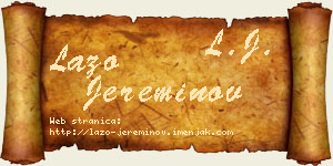 Lazo Jereminov vizit kartica